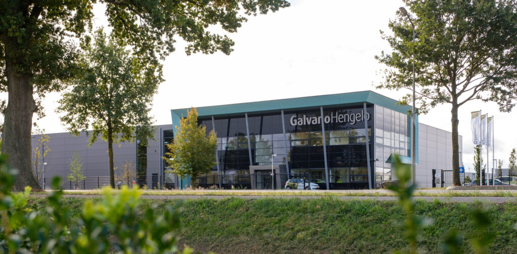 Bedrijfspand van galvaniseerbedrijf Galvano Hengelo.